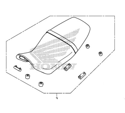 Seat Double Honda Msx 125 / Grom 125