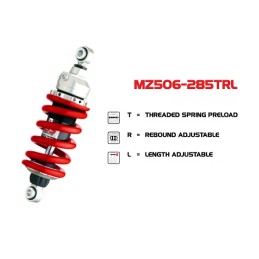 Rear Shock Absorber YSS MZ456 KAWASAKI ER6N 650