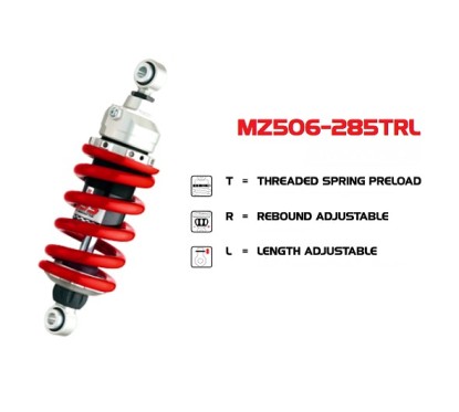 Rear Shock Absorber YSS MZ456 KAWASAKI ER6N 650