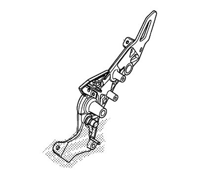 Platine Repose Pied Droit Honda MSX GROM 125SF