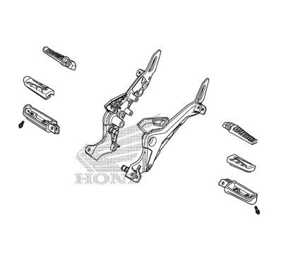 Repose Pied Arrière Droit Honda MSX GROM 125SF