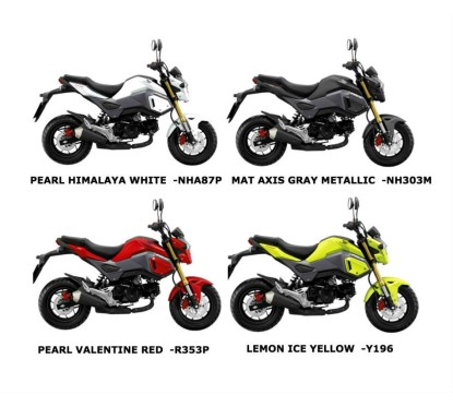 Mark Honda MSX GROM 125SF