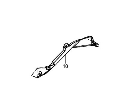 Couvre Central Inférieur Flanc Gauche Honda Msx 125 / Grom 125