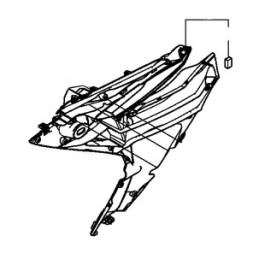 Carénage Intérieur Flanc Gauche Honda CBR 500R 2016 2017 2018