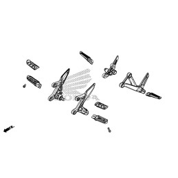 Holder Rear Left Step Honda CBR 500R 2016 2017 2018