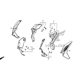 Shroud Left Honda CB650F 2016