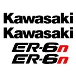 Original Stickers Marks Kawasaki ER6n 650 2012 2013 2014 2015 2016