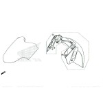 Pièces Garde Boue Origine Honda Forza 350 2021