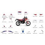 Original Mark Stripe Stickers Honda CRF300 RALLY