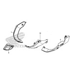 Pièces Carénages Inférieur Origine Honda CB500X 2013 2014 2015