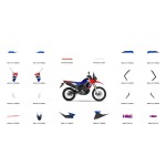 Autocollants Stickers Origine Honda CRF300 RALLY 2025