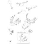 Pièces Carénages Face Avant Origine Yamaha YZF-R3 / R25 2015 2016 2017 2018