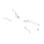 Genuine Handle Parts Lever Yamaha YZF-R3 / R25 2015 2016 2017 2018