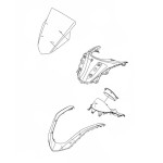 Pièces Carénages Face Avant Origine Yamaha NMAX 2016 2017 2018 2019