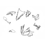 Pièces Face Avant Carénage Origine Yamaha YZF R15 2014 2015 2016