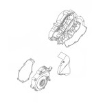 Genuine Crankcase Cover Parts Yamaha YZF R15 2014 2015 2016