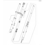 Partie Fourche YZF R15