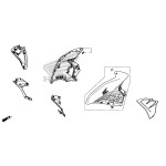 Middle Cowling CB500X 2016/18