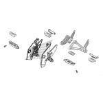 Original Foot Step Parts Honda CB500F 2013 2014 2015