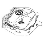Pièces Reservoir Origine Honda CBR 500R