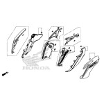 Genuine Front Shroud Fairing Cowling Honda CB650F 2017 2018