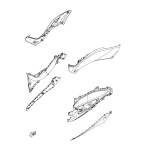 Lower / Footrest Parts XMAX 300